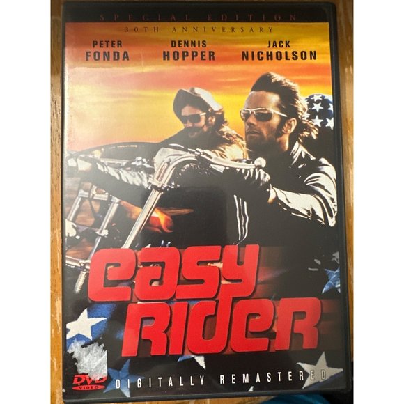 Easy Rider DVD 1969 A Dennis Hopper Film Starring Peter Fonda Jack Nicholson - Picture 1 of 1